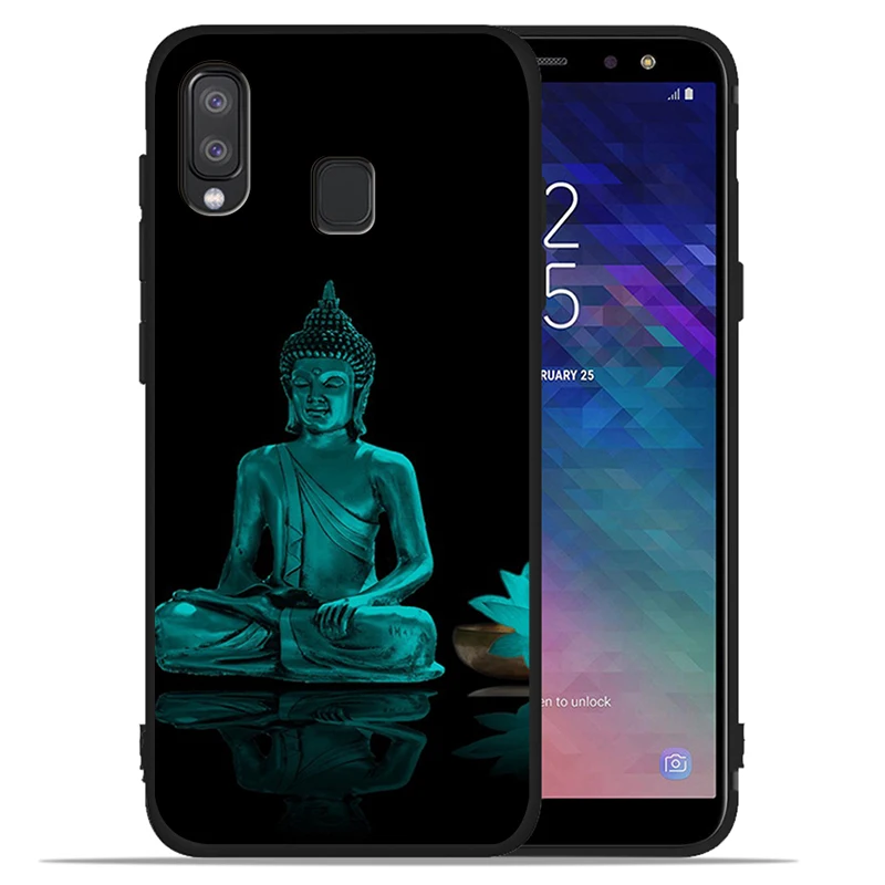 Ретро Галактический Будда Гаутама чехол для телефона samsung galaxy A10 A30 A40 A50 A70 M10 M20 A5 A7