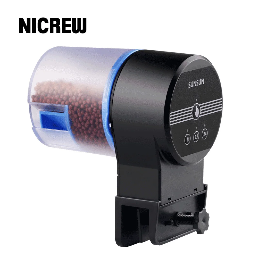 Nicrew Automatic Feeder Aquarium Goldfish Smart Timing Auto Fish Feeder Timer Food Feeding 8/12/24 Hours Electronic Fish Feeder
Nicrew Automatic Feeder Aquarium Goldfish Smart Timing Auto Fish Feeder Timer Food Feeding 8/12/24 Hours Electronic Fish Feeder