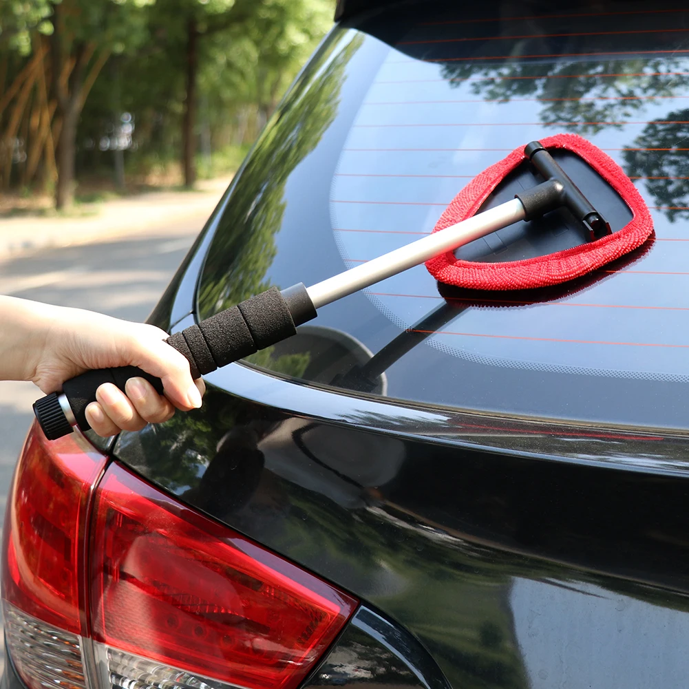 Nylon Telescopic Scrub Brush Car Windshield Cleaning Brush Replaceable Microfiber Pad Car Window Wash Tool Dust Wax Mop Soft
Nylon Telescopic Scrub Brush Car Windshield Cleaning Brush Replaceable Microfiber Pad Car Window Wash Tool Dust Wax Mop Soft