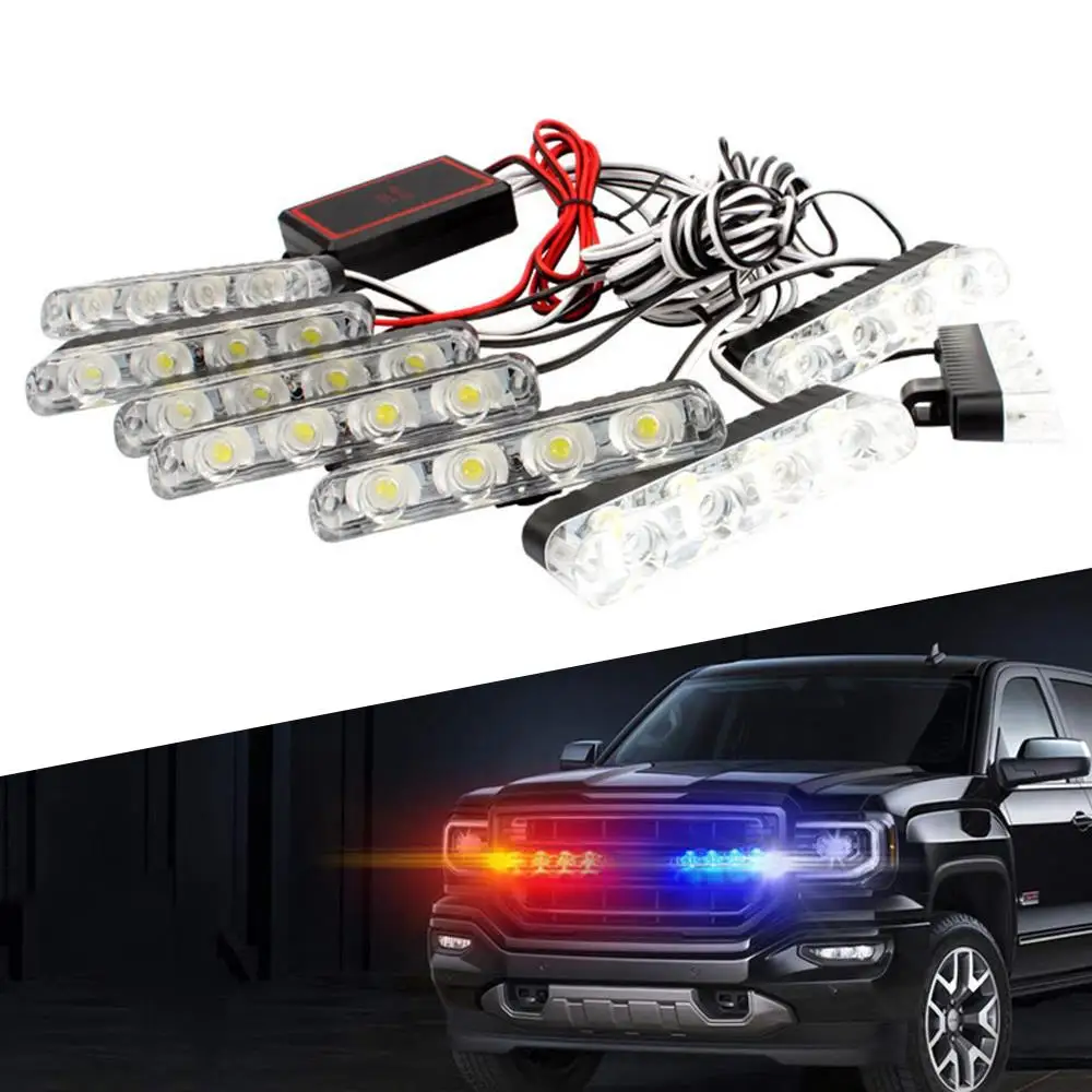Vehemo One To Eight Warning Light Strobe Light CAR Lamp for Grille Signal Light 2020 Auto Remote Control for 8*4LED
Vehemo One To Eight Warning Light Strobe Light CAR Lamp for Grille Signal Light 2020 Auto Remote Control for 8*4LED