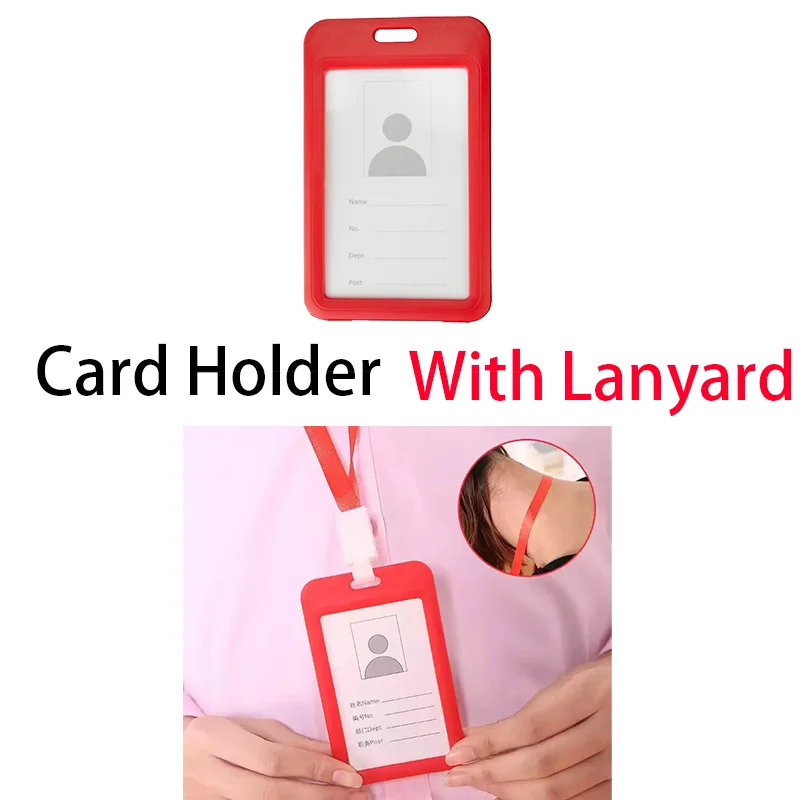 1pcs Red Credentials Card Protector with Lanyard Logo Custom for School Ward Office Employees Nursing Pass Name Badges ID Holder
1pcs Red Credentials Card Protector with Lanyard Logo Custom for School Ward Office Employees Nursing Pass Name Badges ID Holder