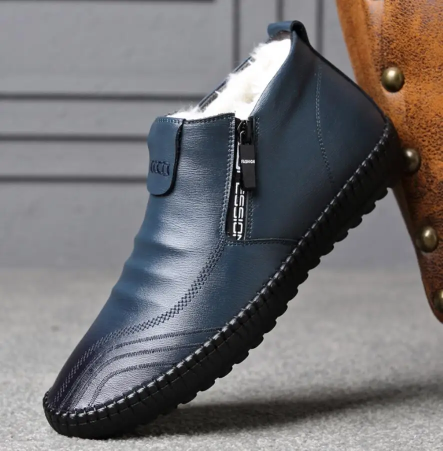 2022 Natural Wool Winter Shoes Men Genuine Leather Warmest Snow Boots Army Homme Walking Botas Hombre Platform Martens Boots
2022 Natural Wool Winter Shoes Men Genuine Leather Warmest Snow Boots Army Homme Walking Botas Hombre Platform Martens Boots