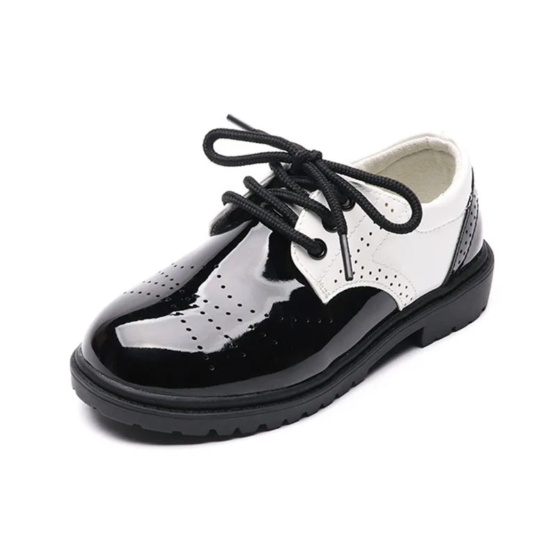 COZULMA 2020 Autumn Kids Boys Patchwork Breathable Patent Leather Leather Shoes For Children Lace-Up Casual Shoes Size 26-42
COZULMA 2020 Autumn Kids Boys Patchwork Breathable Patent Leather Leather Shoes For Children Lace-Up Casual Shoes Size 26-42