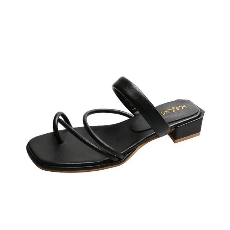 Women's Slippers Clip-toe Slides Solid Thick Heel Lady Shoes Fashion High Heels Sandals Flip Flops Beach Shoes Zapatos De Mujer
Women's Slippers Clip-toe Slides Solid Thick Heel Lady Shoes Fashion High Heels Sandals Flip Flops Beach Shoes Zapatos De Mujer