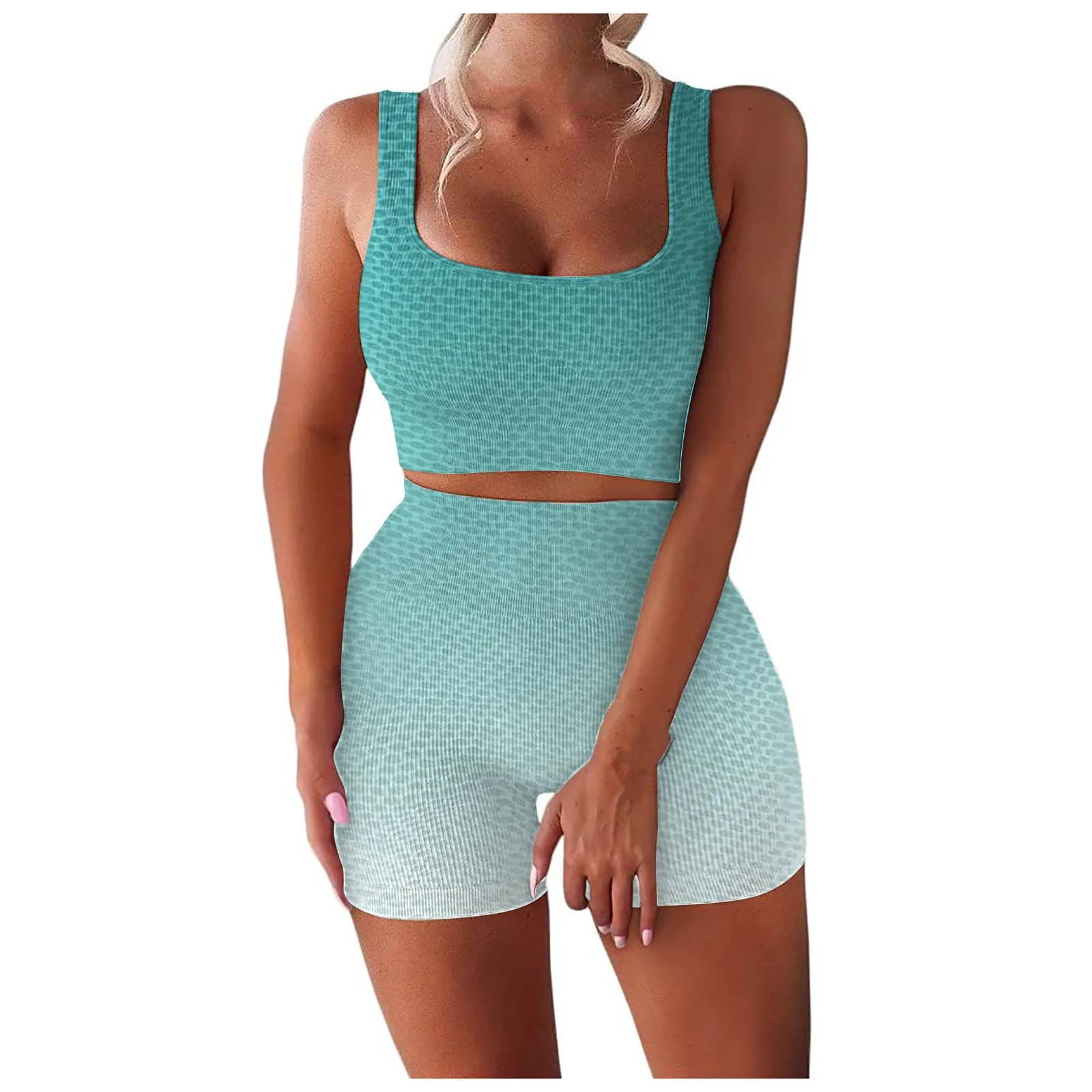 2021 Summer Women's Cool Fitness Sport Suit Vest High Waist Shorts Yoga Suit Casual Two Piece Set Holiday Sexy Vacation Suit
2021 Summer Women's Cool Fitness Sport Suit Vest High Waist Shorts Yoga Suit Casual Two Piece Set Holiday Sexy Vacation Suit