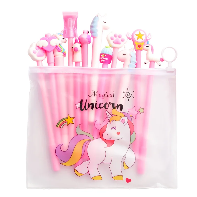 10Pcs/Set Gel Pen Unicorn Pen Stationery Kawaii School Supplies Gel Ink Pen School Stationery Office Suppliers Pen
10Pcs/Set Gel Pen Unicorn Pen Stationery Kawaii School Supplies Gel Ink Pen School Stationery Office Suppliers Pen