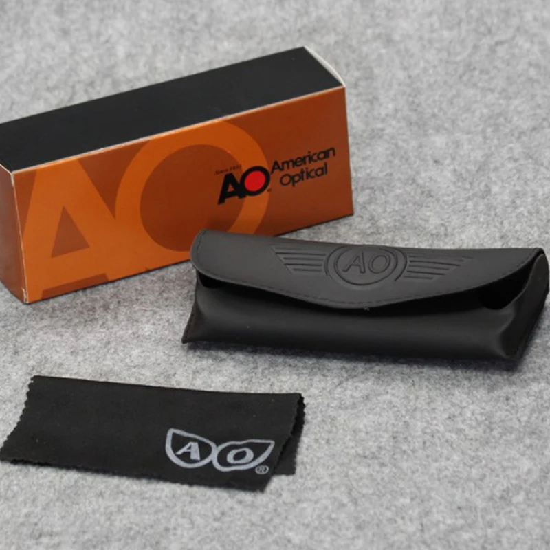 Солнцезащитные очки-авиаторы AO в оригинальной коробке для мужчин тряпочка