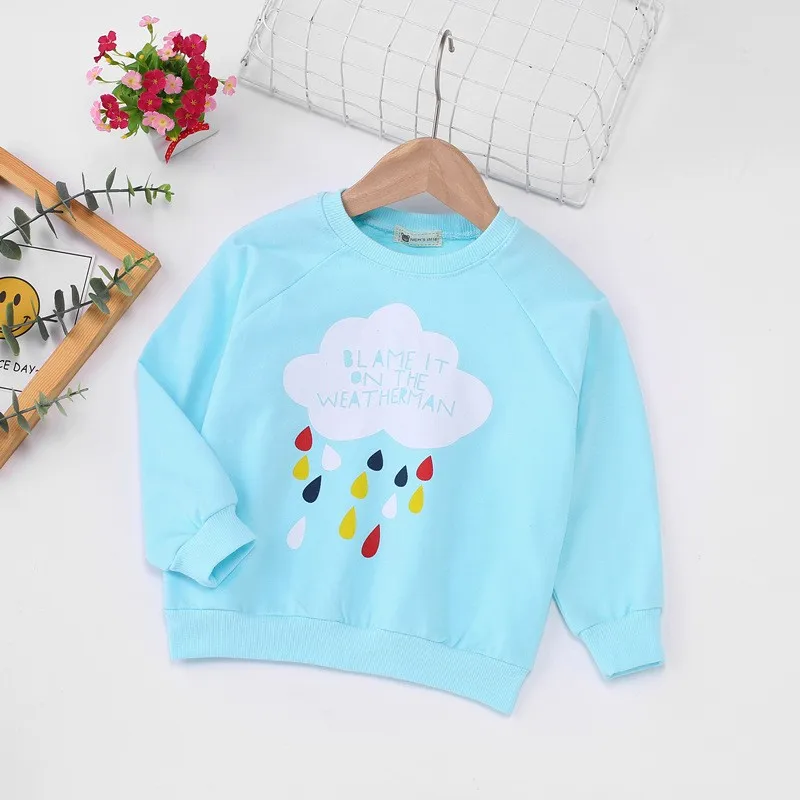 Fashion Baby Boy's Clothing Dinasaur Sweater Hoodies Long Sleeve Tee Shirts Clothes For Infant Hoodie Toddler Girls | Детская одежда