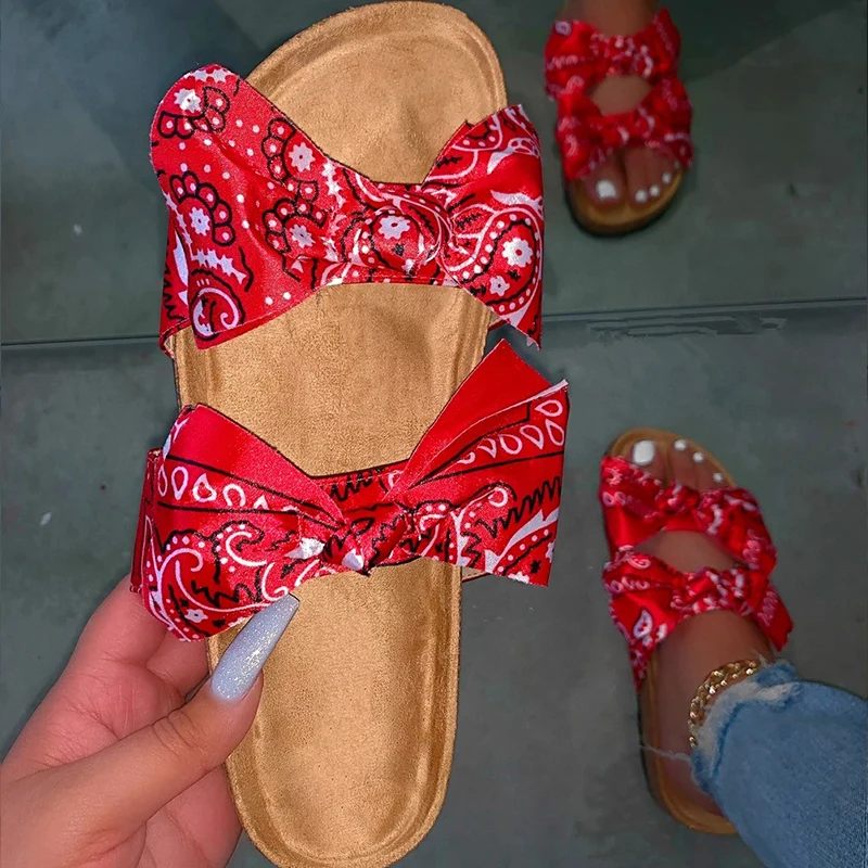 Summer Women Sandals Silk Bow Flat Shoes Ladies Beach Shoes Slipper Outdoor Fashion Student Home Casual Slippers 35-43
Summer Women Sandals Silk Bow Flat Shoes Ladies Beach Shoes Slipper Outdoor Fashion Student Home Casual Slippers 35-43