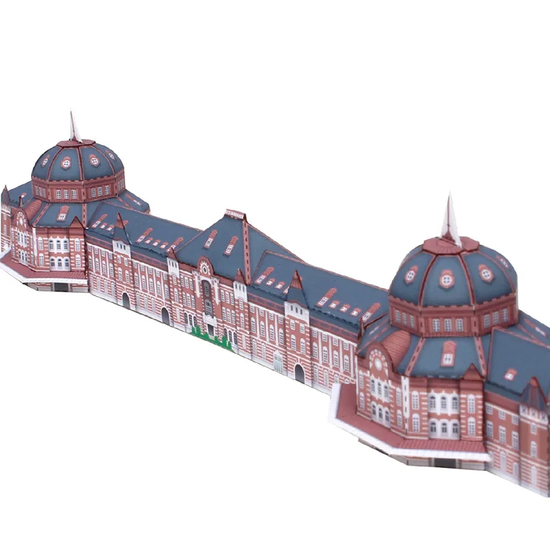 Японская Складная мини модель 3D бумаги Токийский центр для отеля дома