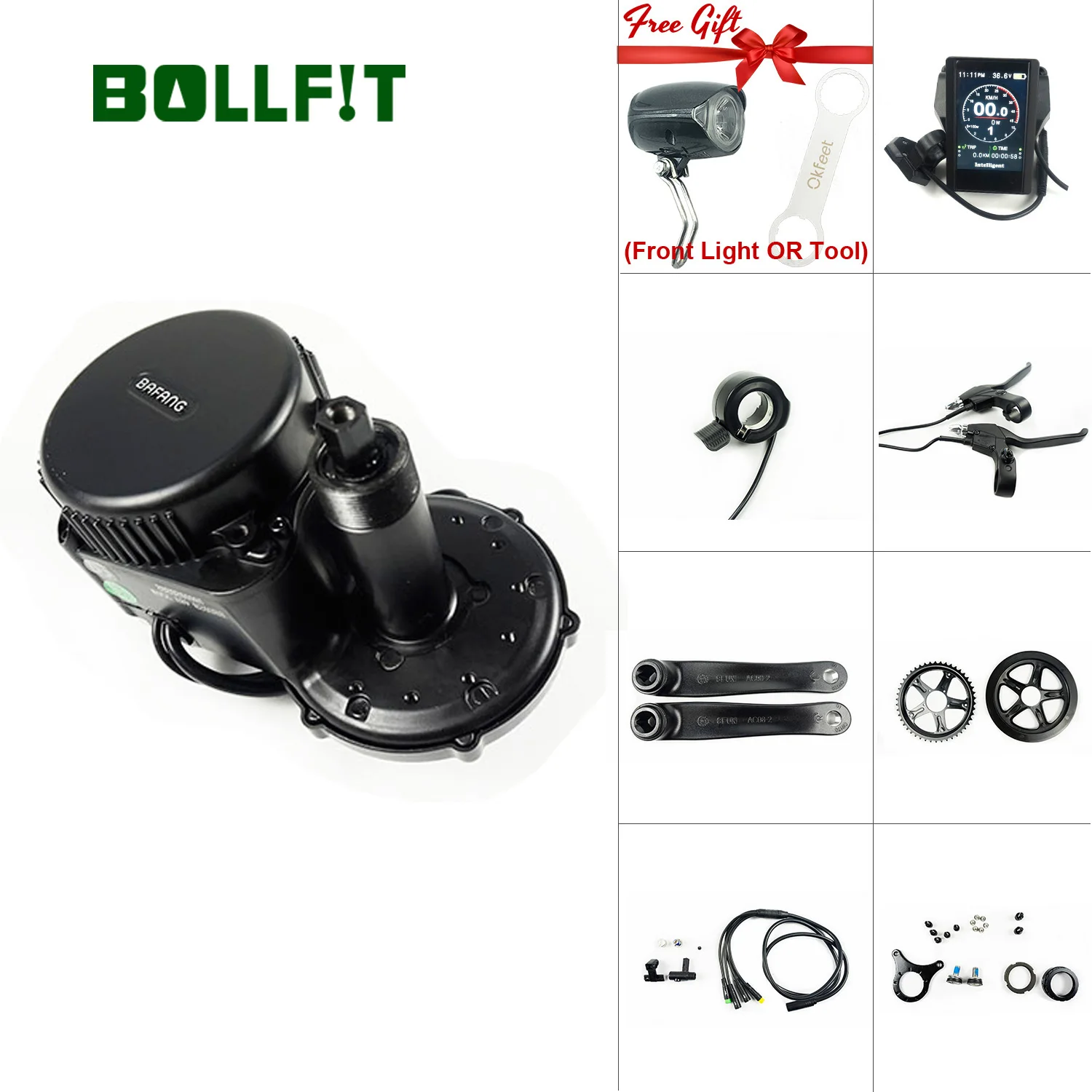 Комплект приводного электродвигателя Bafang BBSHD M615 48 в 1000 Вт 850C C965 SW102 с ЖК дисплеем