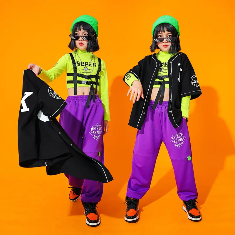 Girls Hip Hop Joggers Pant Crop Top Child Short Sleeve Jacket Sweatshirt Sweatpants Street Dance Clothes Kids Jazz Streetwear
Girls Hip Hop Joggers Pant Crop Top Child Short Sleeve Jacket Sweatshirt Sweatpants Street Dance Clothes Kids Jazz Streetwear