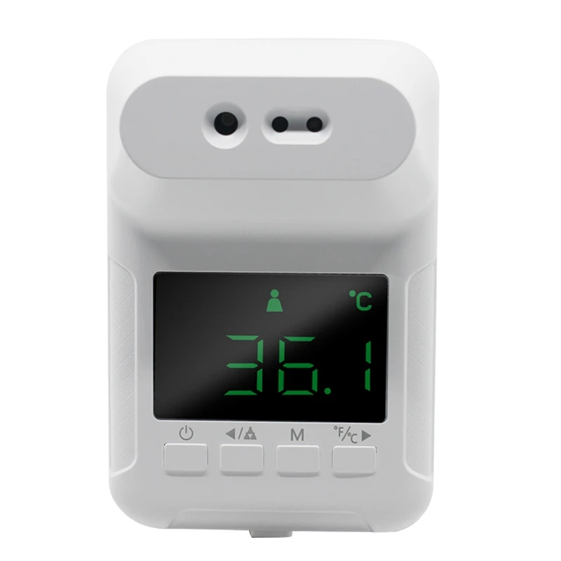 K3S Thermometer Infrared Induction Thermometer Alarm Wall Mounted Thermometer forehead Temperature Voice Prompt
K3S Thermometer Infrared Induction Thermometer Alarm Wall Mounted Thermometer forehead Temperature Voice Prompt