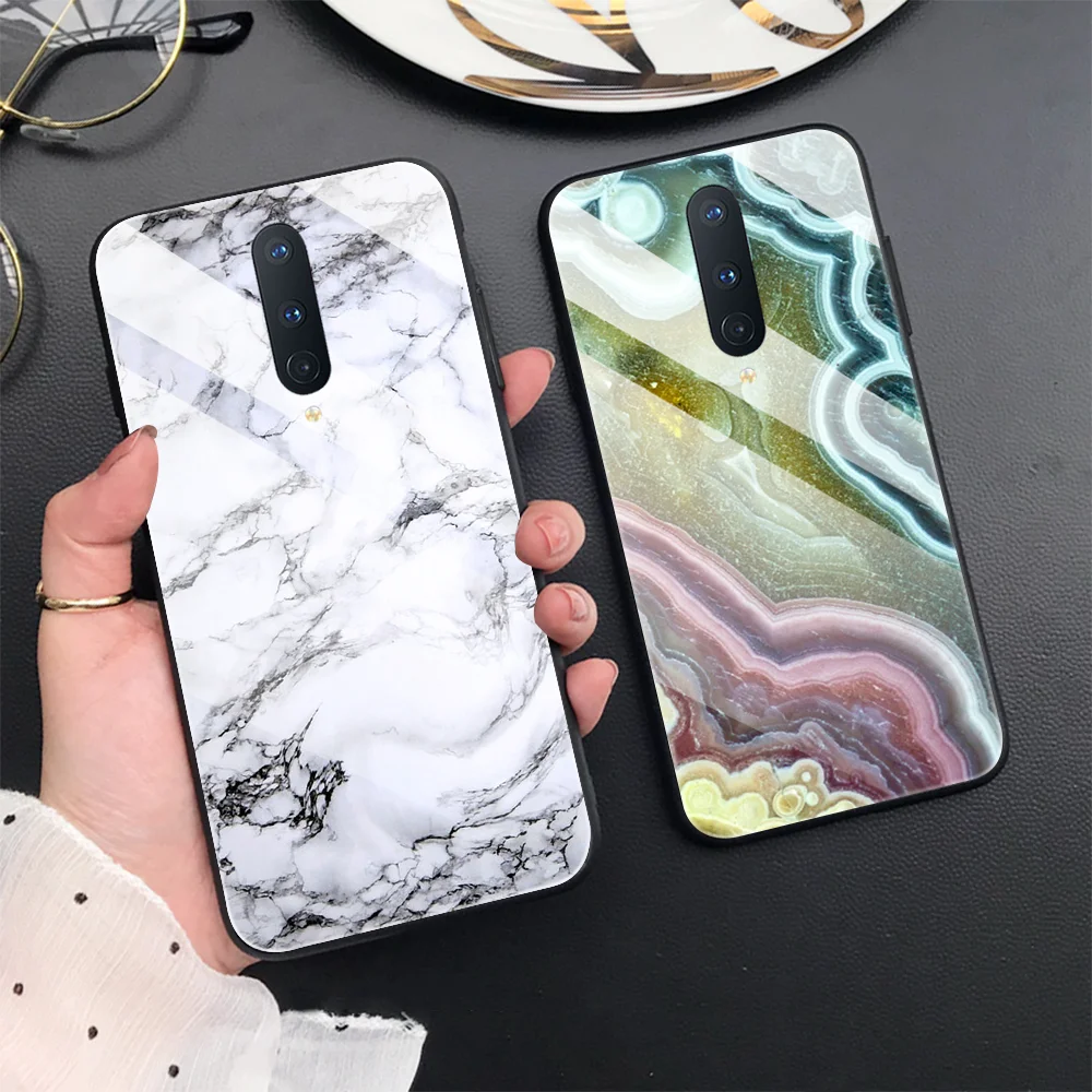 Luxury Marble Tempered Glass Case For Oneplus 8 T 9 One Plus 8 Pro 7 7T 6 8T Nord N10 N100 5G Silicone Cover Phone Accessories
Luxury Marble Tempered Glass Case For Oneplus 8 T 9 One Plus 8 Pro 7 7T 6 8T Nord N10 N100 5G Silicone Cover Phone Accessories