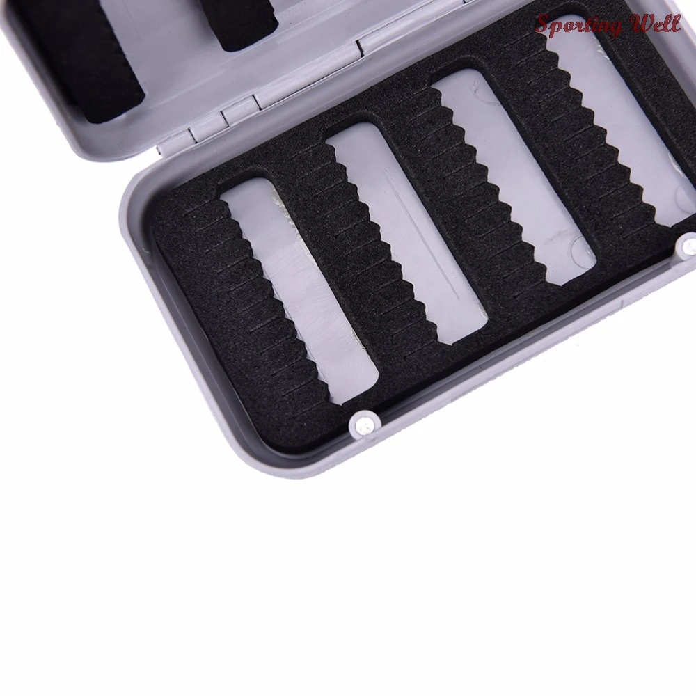 New Waterproof Plastic Bait Hook single Side Lure Storage Foam Fly Fishing Box New 
New Waterproof Plastic Bait Hook single Side Lure Storage Foam Fly Fishing Box New