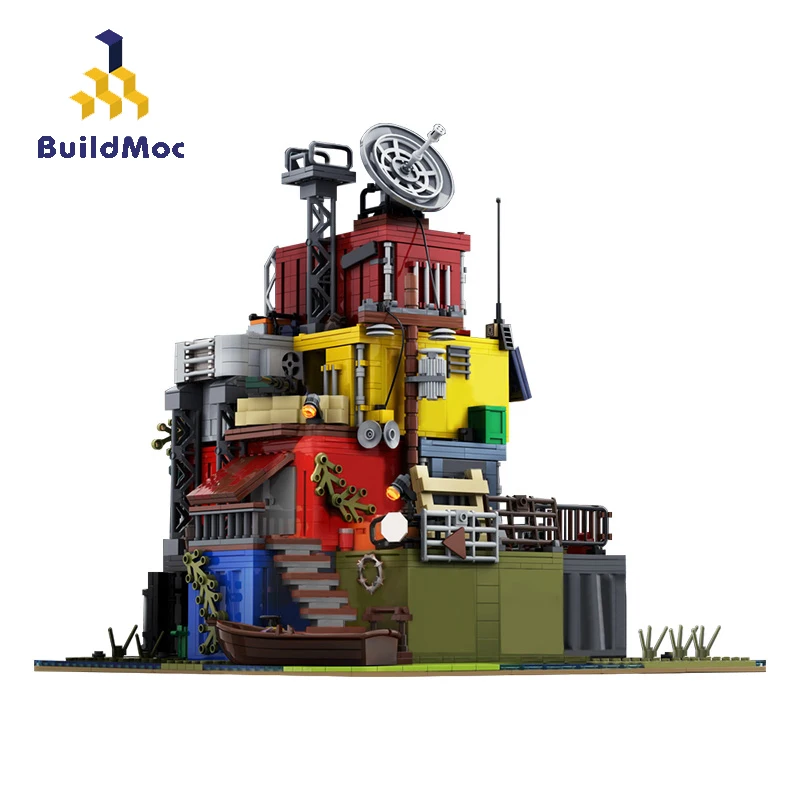 Buildmoc, креативный эксперт, пережившая после апокалиптического замка база на доках, архитектура MOC, город, уличный вид, строительные блоки, игр... 
Buildmoc, креативный эксперт, пережившая после апокалиптического замка база на доках, архитектура MOC, город, уличный вид, строительные блоки, игр...