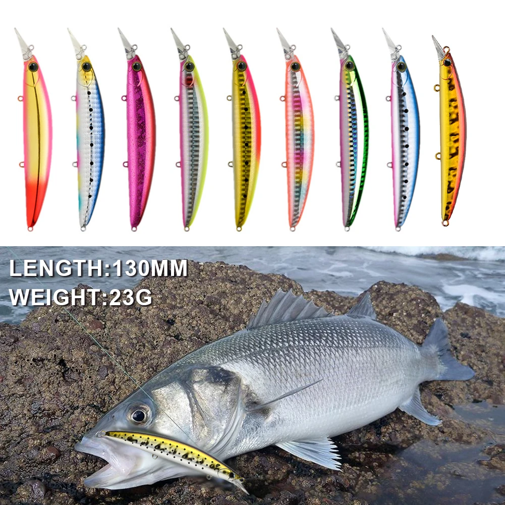 Minnow Fishing Lure Hard Lures 23g 130mm Floating Swing Crankbait Bait Trolling Artificial Lures Tackle Artificial Fishing Bait
Minnow Fishing Lure Hard Lures 23g 130mm Floating Swing Crankbait Bait Trolling Artificial Lures Tackle Artificial Fishing Bait