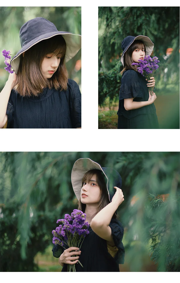bucket hat Japanese versatile double-sided fisherman hat for women summer sun shading and sun protection hat basin hat
bucket hat Japanese versatile double-sided fisherman hat for women summer sun shading and sun protection hat basin hat