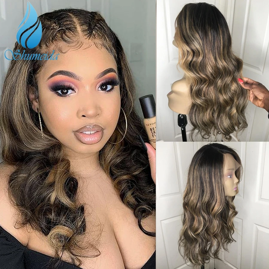 SMD Highlight Color 13*4 Lace Front Wigs Pre Plucked Hairline Peruvian Body Wave Remy Hair Human Hair 4*4 Wigs for Women
SMD Highlight Color 13*4 Lace Front Wigs Pre Plucked Hairline Peruvian Body Wave Remy Hair Human Hair 4*4 Wigs for Women