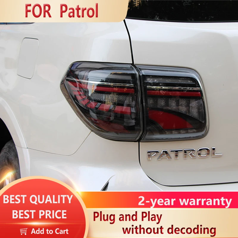 Taillight Assembly for Nissan Patrol Y62 2012-2019 Armada LED running light LED sequential turn signal LED brake light
Taillight Assembly for Nissan Patrol Y62 2012-2019 Armada LED running light LED sequential turn signal LED brake light