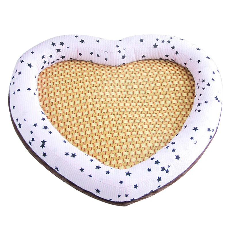 Cool Feeling Dog Cat Summer Bed House Dog Breathable Mat Cats Nest for Dogs Bed Heart Shape Ice Silk Cushion Pet Product Supplie
Cool Feeling Dog Cat Summer Bed House Dog Breathable Mat Cats Nest for Dogs Bed Heart Shape Ice Silk Cushion Pet Product Supplie