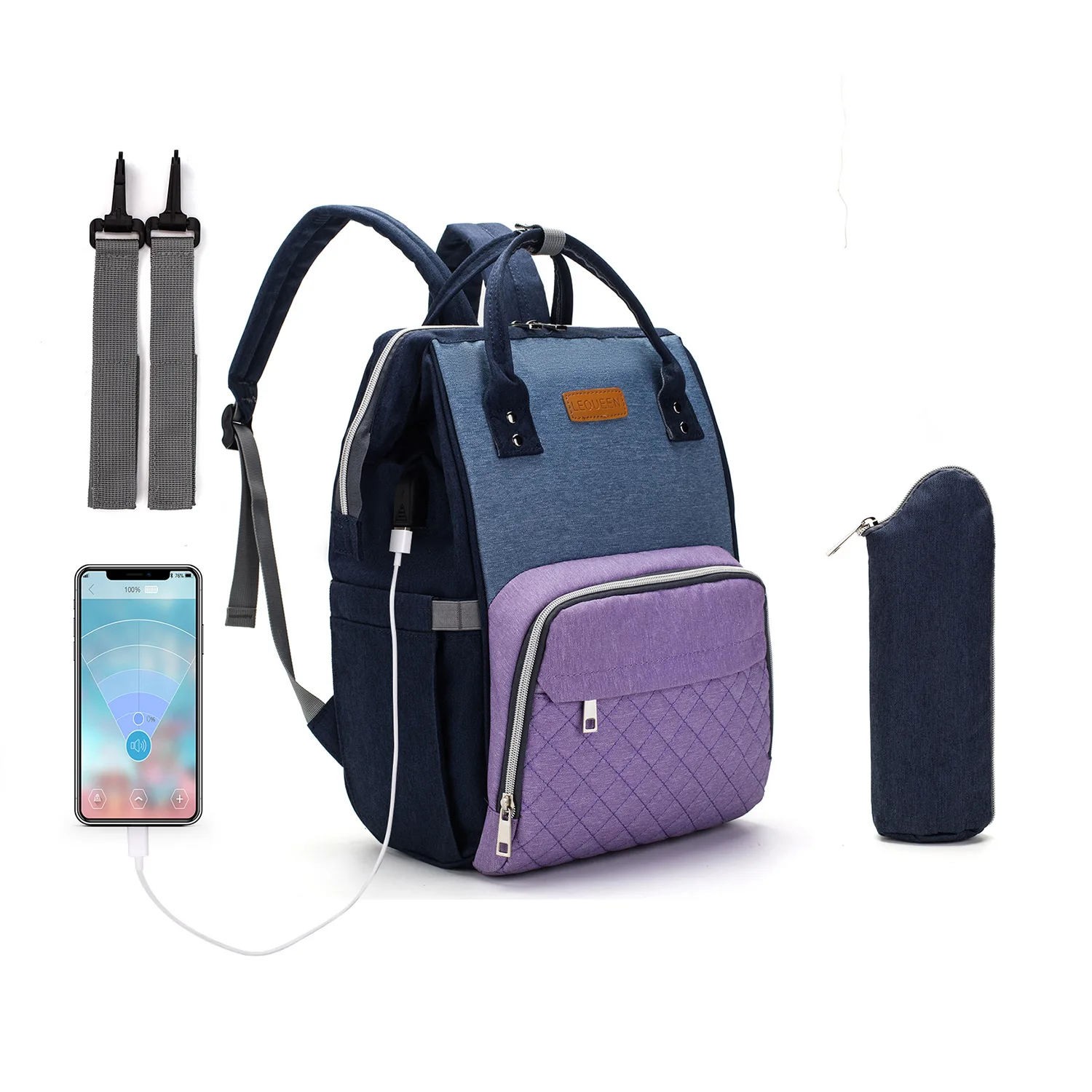 Lequeen Nappy Backpack Bag Mummy Large Capacity Bag Mom Baby Multi-function Waterproof Outdoor Travel Diaper Bags For Baby Care
Lequeen Nappy Backpack Bag Mummy Large Capacity Bag Mom Baby Multi-function Waterproof Outdoor Travel Diaper Bags For Baby Care