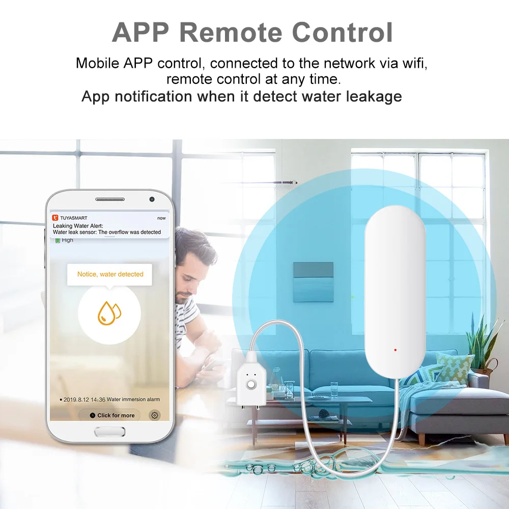 Беспроводной датчик утечки воды с Wi-Fi | Электроника