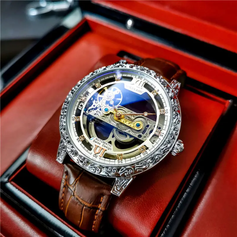 New Full Hollow Large Dial Pure Mechanical Watch Man Pair-Way Power Luminous Waterproof High-End Handsome Men's Watch mens watch
New Full Hollow Large Dial Pure Mechanical Watch Man Pair-Way Power Luminous Waterproof High-End Handsome Men's Watch mens watch