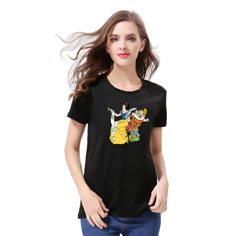 Snow White Harajuku Christmas T-Shirt Women Disney Brand Design Clothes Ladies T Shirt Street Wear Tops Fashion Hipster Tees
Snow White Harajuku Christmas T-Shirt Women Disney Brand Design Clothes Ladies T Shirt Street Wear Tops Fashion Hipster Tees