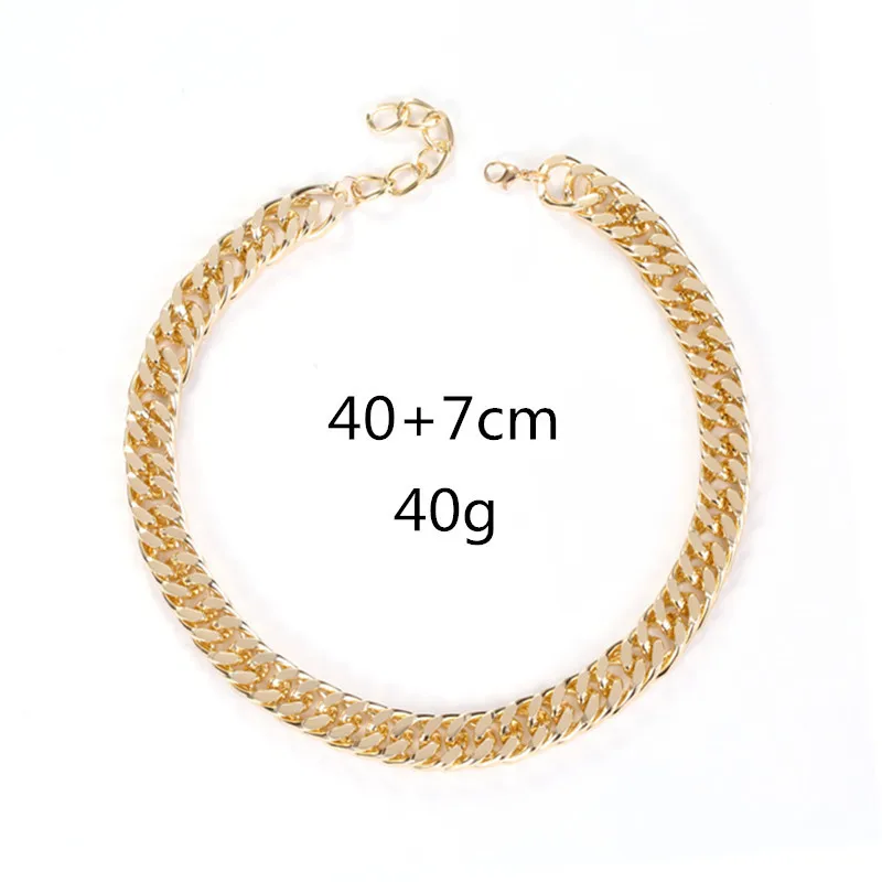 Punk Hip Hop Curb Cuban Link Chain Thick Short Choker Necklace Men Simple Minimalist Chunky Collar Necklace Women Jewelry Party
Punk Hip Hop Curb Cuban Link Chain Thick Short Choker Necklace Men Simple Minimalist Chunky Collar Necklace Women Jewelry Party