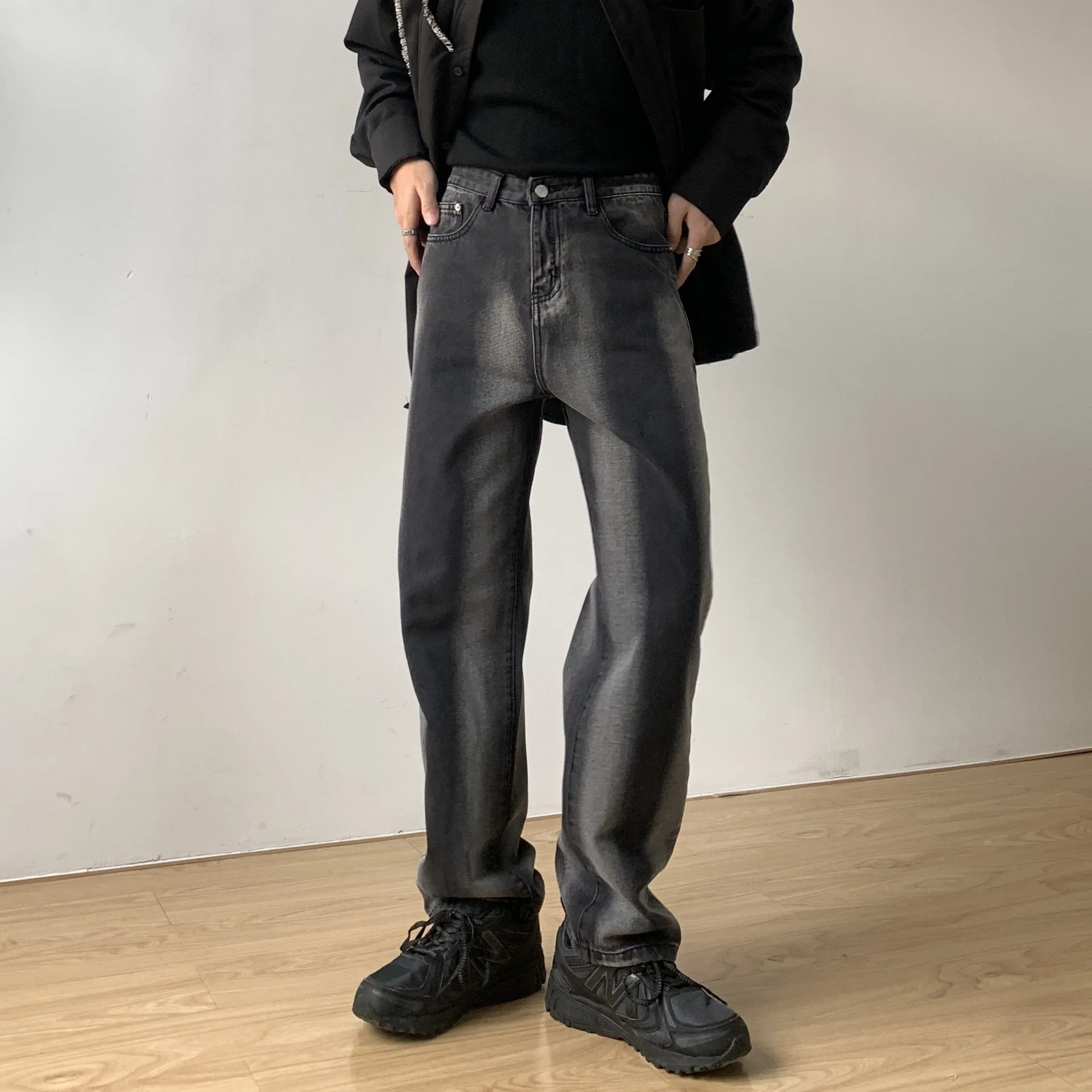 Personality Gradient Color Men Baggy Jeans Korean Clothes Loose BF Straight Wide Leg Pants Lovers Streetwear Fashion Pants
Personality Gradient Color Men Baggy Jeans Korean Clothes Loose BF Straight Wide Leg Pants Lovers Streetwear Fashion Pants