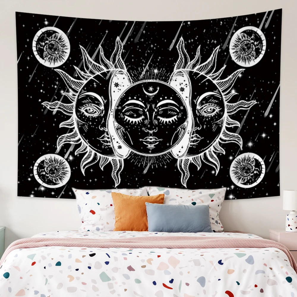 Laeacco Fashion Tapestry Mandala Sun Black Simplicity Flower Traditional Style Wall Hangings Room Restaurant Decor Wall Chart
Laeacco Fashion Tapestry Mandala Sun Black Simplicity Flower Traditional Style Wall Hangings Room Restaurant Decor Wall Chart