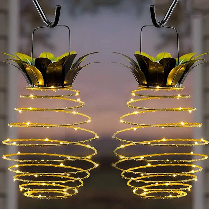 FangNymph 2pc Outdoor Solar Light Waterproof Pineapple Shape Garden Solar Lamp String Chain Hanging Decoration for Family 60 Led
FangNymph 2pc Outdoor Solar Light Waterproof Pineapple Shape Garden Solar Lamp String Chain Hanging Decoration for Family 60 Led