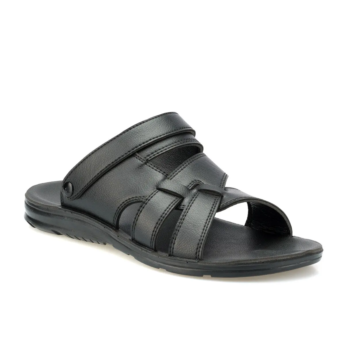 FLO 160223.M черные мужские сандалии Polaris 
FLO 160223.M черные мужские сандалии Polaris
