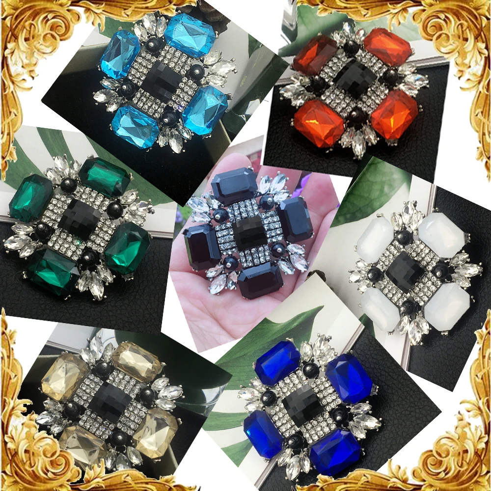 QIDIAN Jewelry Big Crystal Brooches Accessories Party Wedding Fashion Pin Cross Brooch for Ladies Coat Garments
QIDIAN Jewelry Big Crystal Brooches Accessories Party Wedding Fashion Pin Cross Brooch for Ladies Coat Garments