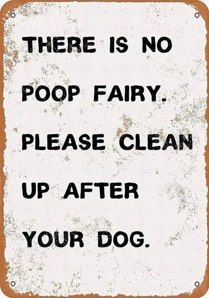 There Is No Poop Fairy Tin Sign art wall decoration,vintage aluminum retro metal sig
There Is No Poop Fairy Tin Sign art wall decoration,vintage aluminum retro metal sig