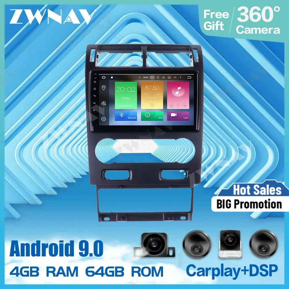 9'' Android 10.0 Car Multimedia Player For Ford fusion mondeo 2004 2005 2006 2007 GPS Radio Audio stereo DVD Player BT head unit
9'' Android 10.0 Car Multimedia Player For Ford fusion mondeo 2004 2005 2006 2007 GPS Radio Audio stereo DVD Player BT head unit