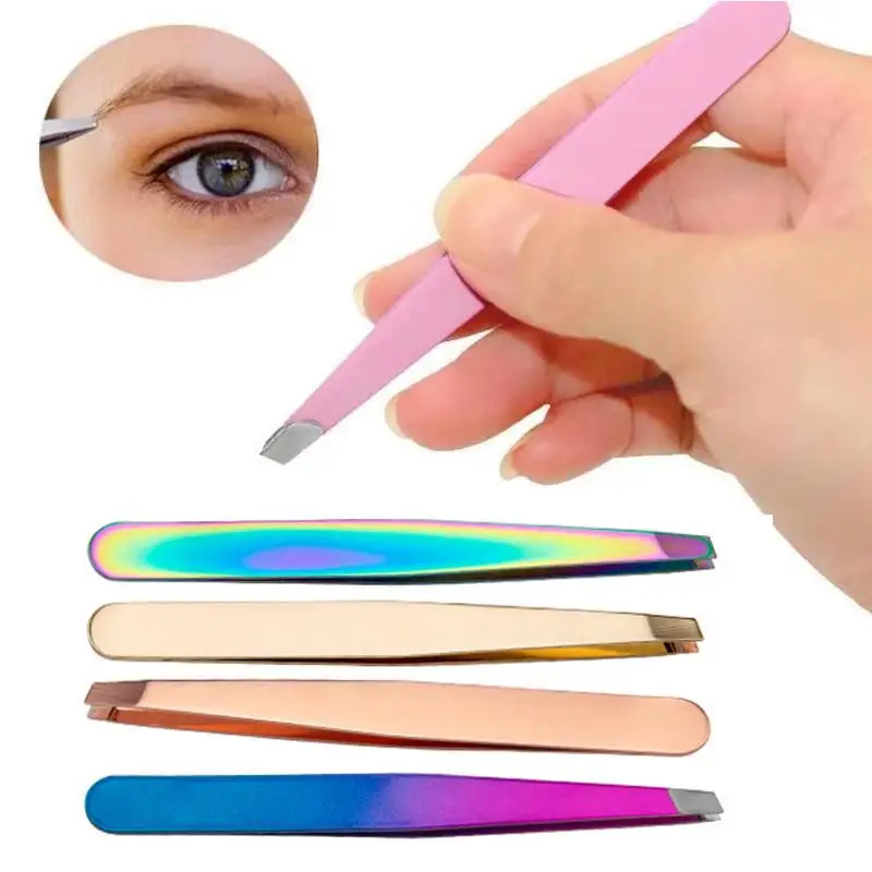 Eyebrow Tweezer Eye Makeup Professional Tools Stainless Steel Slanted Flat Tip Stainless Steel Clip Facial Hair Remove
Eyebrow Tweezer Eye Makeup Professional Tools Stainless Steel Slanted Flat Tip Stainless Steel Clip Facial Hair Remove