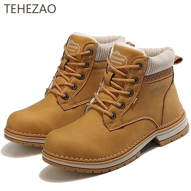 2021 New Women's Shoes Fleece Warm and Windproof Hiking Shoes Wear-Resistant Strong Beautiful Fashion Female Martin Shoes
2021 New Women's Shoes Fleece Warm and Windproof Hiking Shoes Wear-Resistant Strong Beautiful Fashion Female Martin Shoes