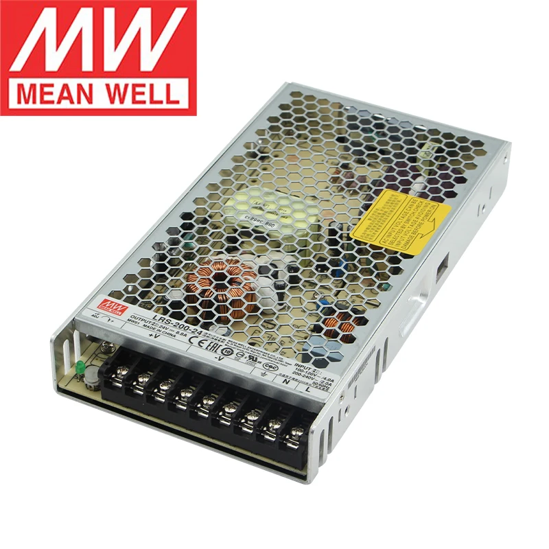 

MEAN WELL LRS-200 Series 3,3 В, 5 В, 12 В, 15 В, 24 В, 36 В, 48 В, meanwell 200 Вт, источник постоянного тока с одним выходом, Импульсный блок питания закрытого типа