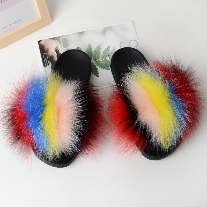 Summer Fox Fur Slippers Unisex Fur Slides Children Furry Slippers Women Fluffy House Shoes Flip Flops Real Fox Fur
Summer Fox Fur Slippers Unisex Fur Slides Children Furry Slippers Women Fluffy House Shoes Flip Flops Real Fox Fur