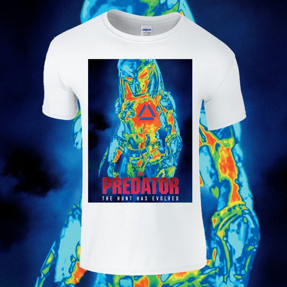 Плакат фильма Хищник 2018 Охота Эволюция инопланетянин AVP футболка дети мужчины