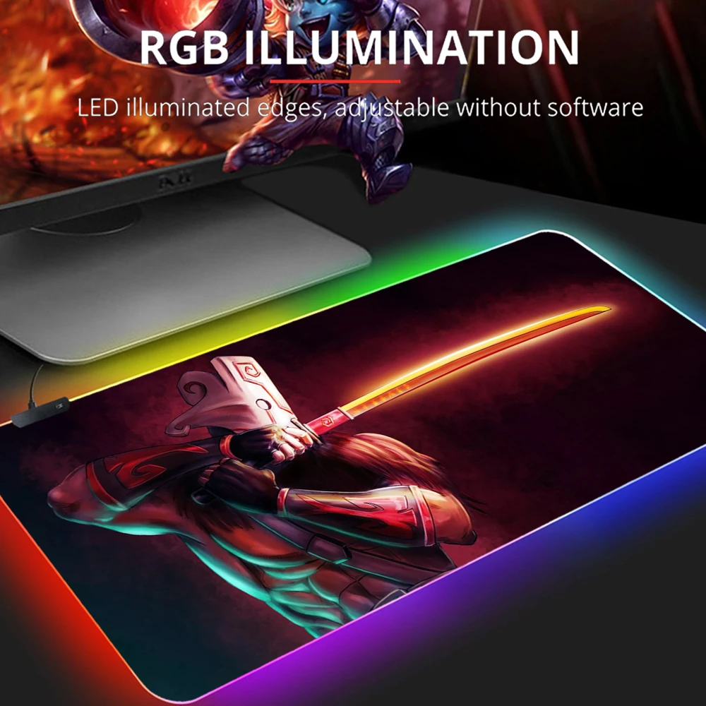 Dota 2 Backlit Mat Pad Mouse Mats Xxl Computer Desk RGB Mousepad Xl LED Gaming Accessories Mause Ped Pc Gamer Mice Keyboards
Dota 2 Backlit Mat Pad Mouse Mats Xxl Computer Desk RGB Mousepad Xl LED Gaming Accessories Mause Ped Pc Gamer Mice Keyboards