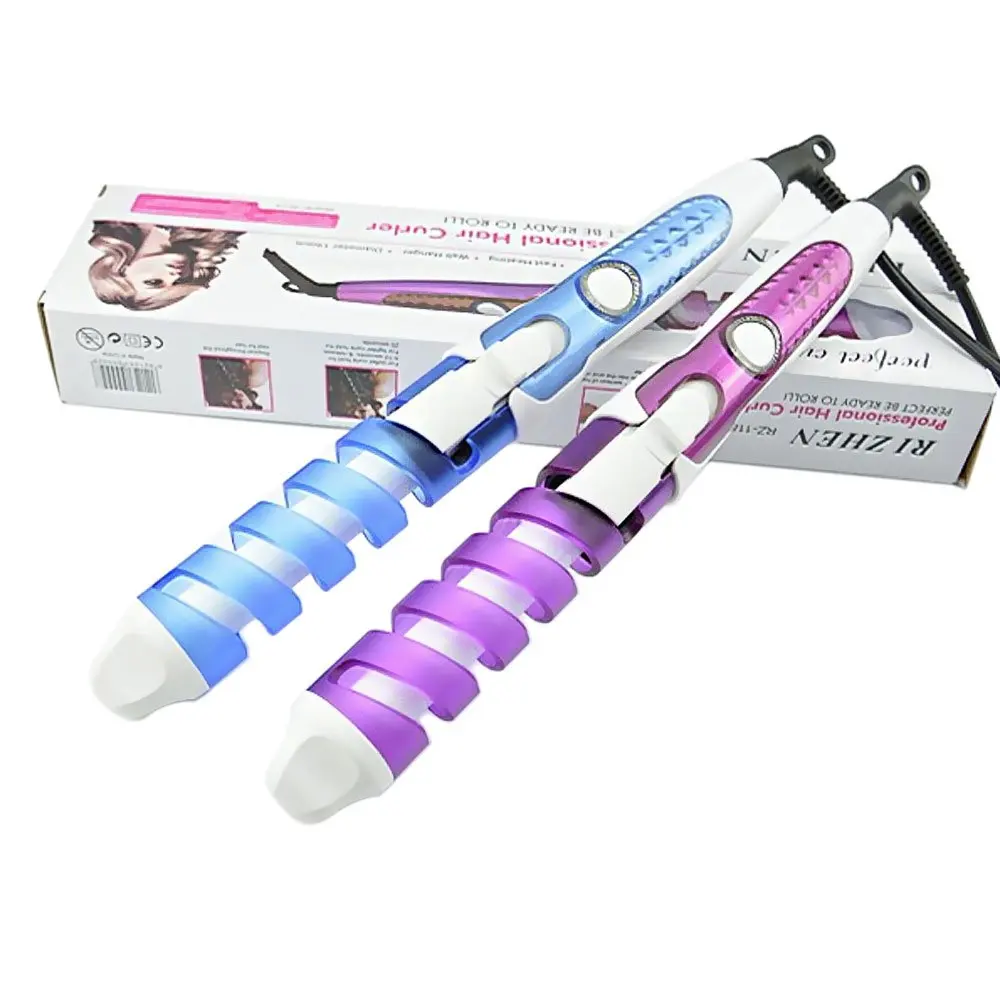 Electric Hair Curler Professional Spiral Curling Iron Wand Curl Styler Hair Waver Crimper Styling Tools Hair Iron Corrugation
Electric Hair Curler Professional Spiral Curling Iron Wand Curl Styler Hair Waver Crimper Styling Tools Hair Iron Corrugation