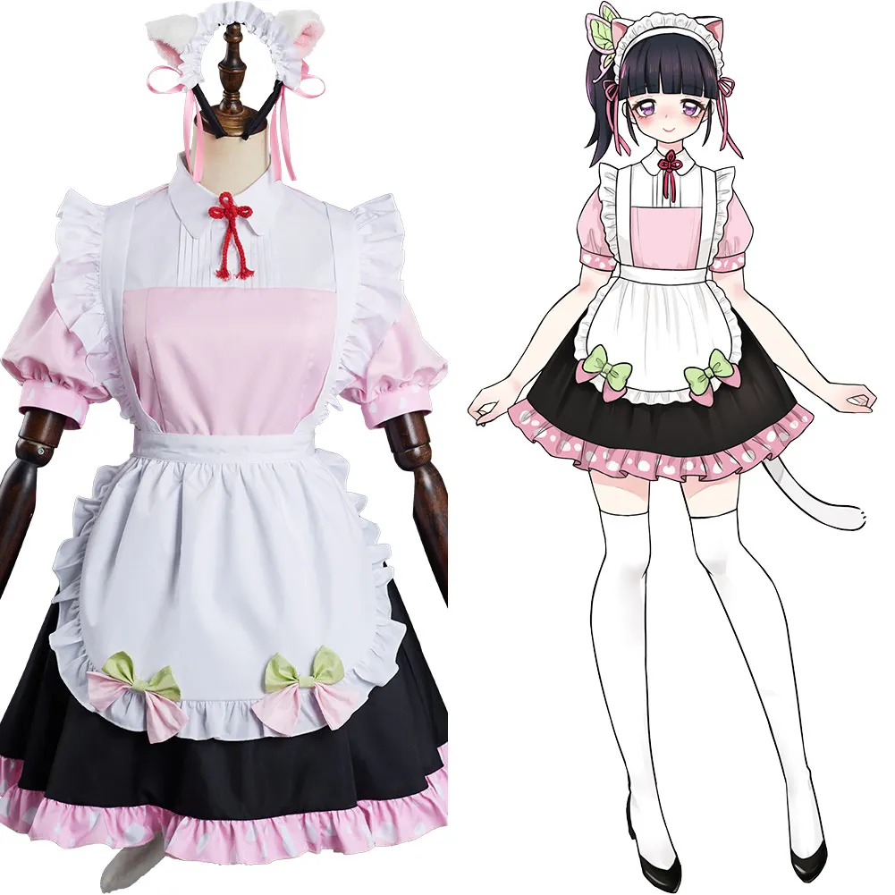 Anime Demon Slayer Tsuyuri Kanao Cosplay Costume Cat Ear Maid Lolita Dress Kimono Outfits Halloween Carnival Suit
Anime Demon Slayer Tsuyuri Kanao Cosplay Costume Cat Ear Maid Lolita Dress Kimono Outfits Halloween Carnival Suit