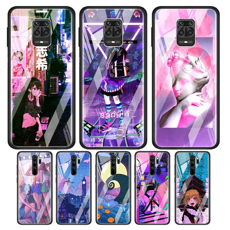 Vaporwave Glitch Anime Tempered Glass Cover For Xiaomi Redmi Note 10 10S 9 9T 9S 8T 8 9A 9C 8A 7 Pro Max Phone Case
Vaporwave Glitch Anime Tempered Glass Cover For Xiaomi Redmi Note 10 10S 9 9T 9S 8T 8 9A 9C 8A 7 Pro Max Phone Case