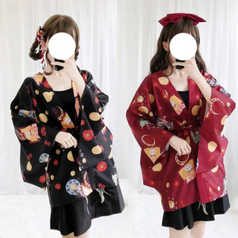 Japanese Women Kimono Soft Sister And Wind Kimono Bathrobe Haori Girl Cosplay Japan Sun Protection Jacket Kimonos Cardigan
Japanese Women Kimono Soft Sister And Wind Kimono Bathrobe Haori Girl Cosplay Japan Sun Protection Jacket Kimonos Cardigan