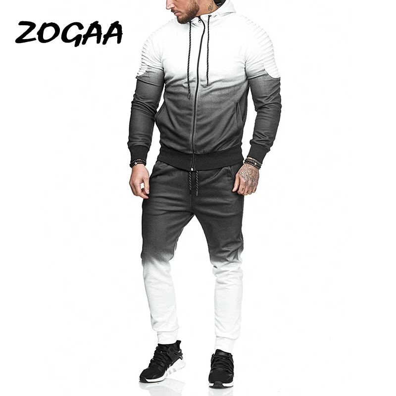 ZOGAA 2020 Casual men sweat suit streetwear with hood top stitching color sweatsuits 4 colors tracksuit for men 2 pieces set
ZOGAA 2020 Casual men sweat suit streetwear with hood top stitching color sweatsuits 4 colors tracksuit for men 2 pieces set