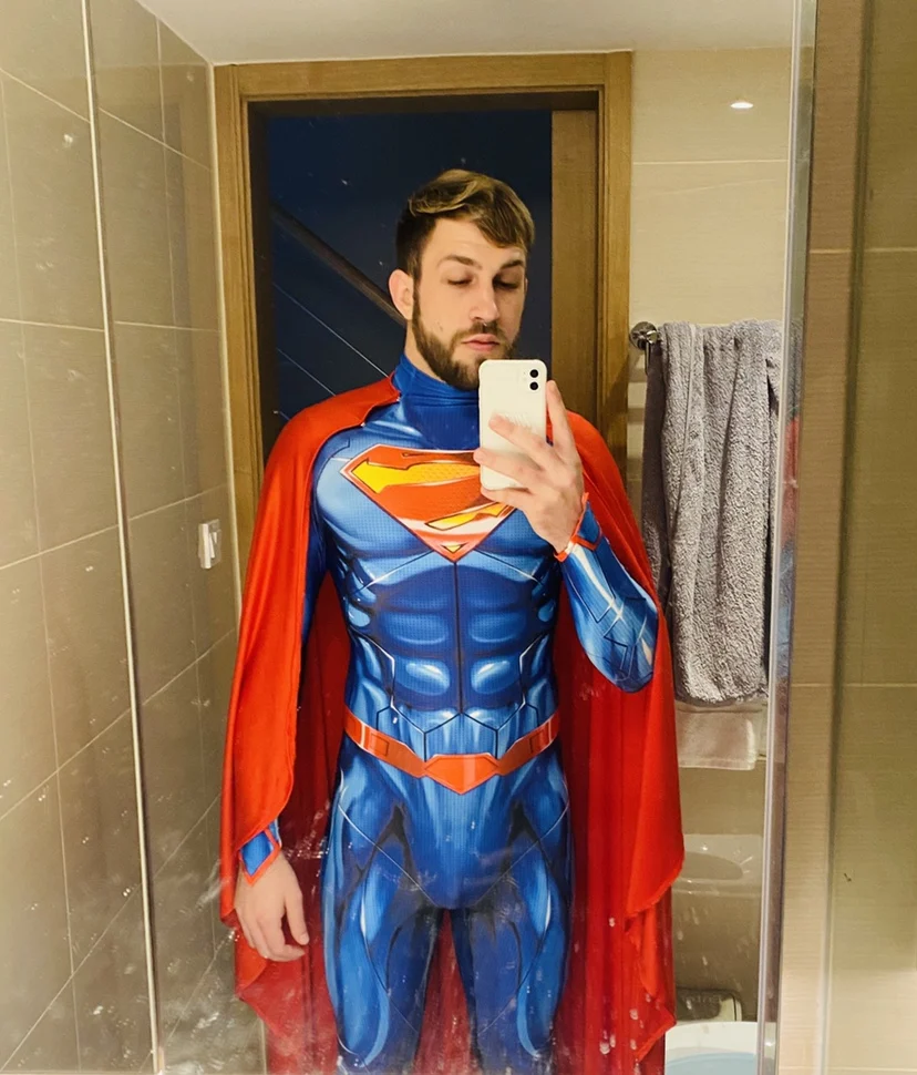 Pure hand-made advanced brand new cosplay costume classic Zentai suit anime boy boy blue adult child superhero Halloween tights
Pure hand-made advanced brand new cosplay costume classic Zentai suit anime boy boy blue adult child superhero Halloween tights