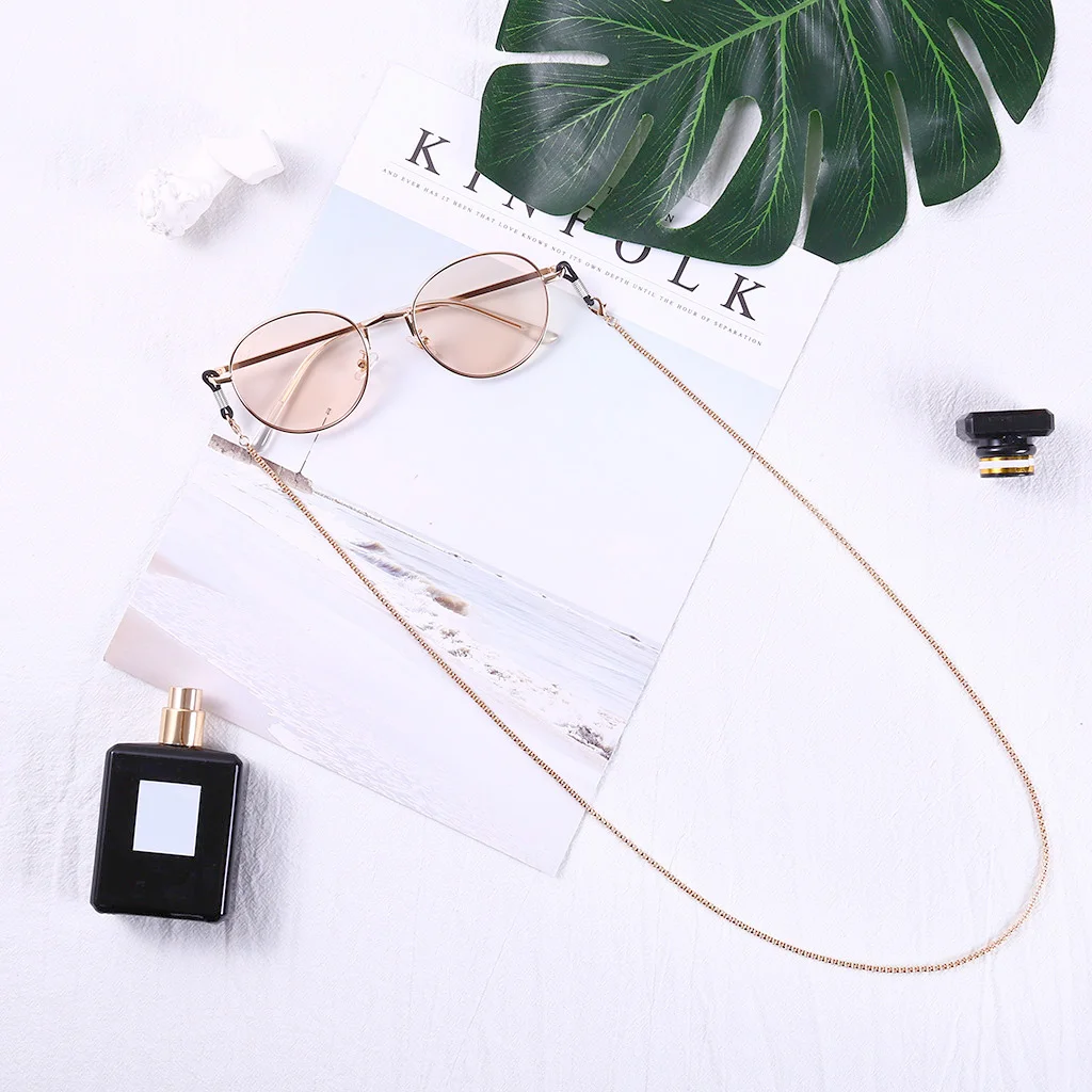 1pcs Women Sunglasses Chains Gold Chains Sunglasses Holder Anti-slip Cord For Reading Glasses Necklace Retainer Accessories
1pcs Women Sunglasses Chains Gold Chains Sunglasses Holder Anti-slip Cord For Reading Glasses Necklace Retainer Accessories
